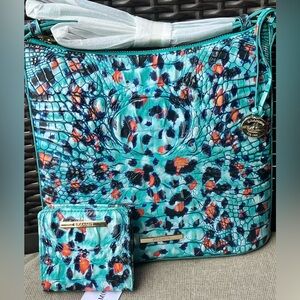 NWT SET Brahmin FRISKY Katie Crossbody and Jane Wallet